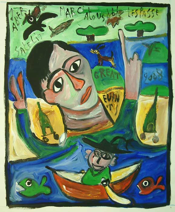 JABER al-Mahjoub : Picasso I / 2008 | Cliquer ici pour revenir à la page précédente