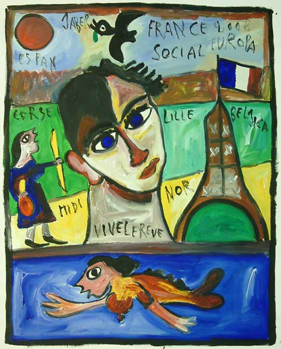 JABER al-Mahjoub : Picasso III / 2008 | Cliquer ici pour revenir à la page précédente