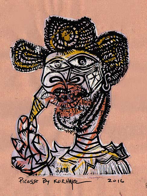KURHAJEC Joseph : Picasso by Khurajec  / 2014                        | Cliquer ici pour revenir à la page précédente