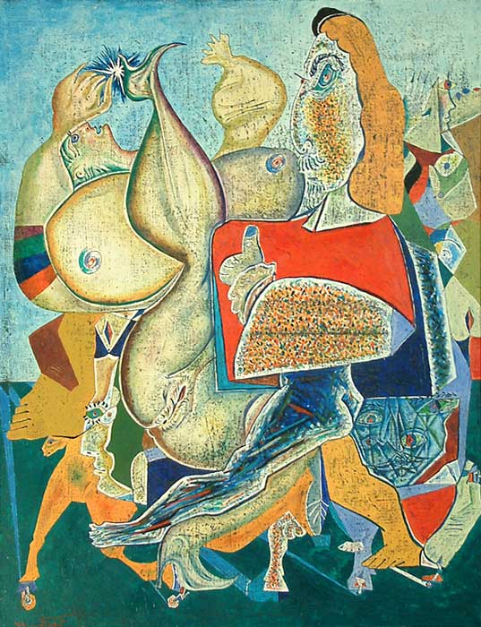 LIAGATCHEV Vladimir : Le rve de Picasso / 1975 * Cliquer pour voir l'image en grand