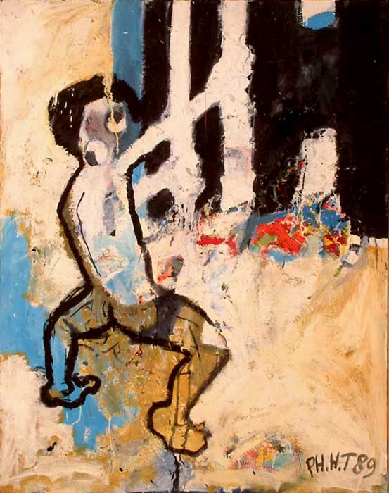Peinture pour s'vader II / 1989 par TETU PHILIPPE * Cliquer pour voir l'image en grand