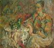 Mod�le f�minin assis / 1979 par AFANASIEVA  * Cliquer pour agrandir / Click for enlarge