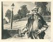 L'homme au b�ton / Circa 1940 par CAMUS Jacques  * Cliquer pour agrandir / Click for enlarge