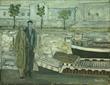 Couple � la p�niche / Ann�es 50 par DAUFIN Jacques  * Cliquer pour agrandir / Click for enlarge