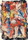 M�re et enfant / 2005 par DECHAVANNE Martine  * Cliquer pour agrandir / Click for enlarge
