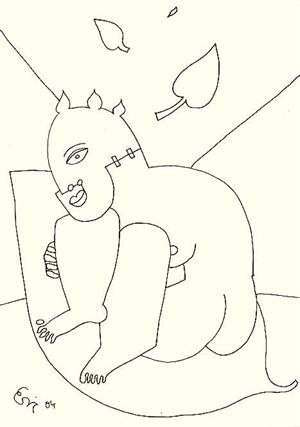 Sans titre / 2004 par DOLASHKA Mila * Cliquer pour voir l'image en grand