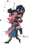 Les aboyeurs / 2002 par DUPIRE Catherine  * Cliquer pour agrandir / Click for enlarge