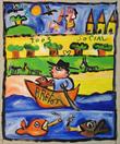Le p�cheur Breton par JABER al-Mahjoub  * Cliquer pour agrandir / Click for enlarge