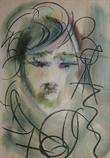 Autoportrait / 1973 par ZVEREV Anatoli  * Cliquer pour agrandir / Click for enlarge
