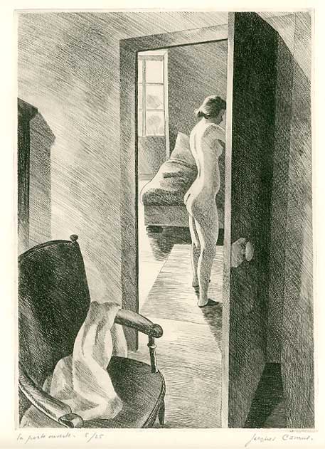 La porte ouverte / 1942 par CAMUS Jacques  * Cliquer pour agrandir / Click for enlarge