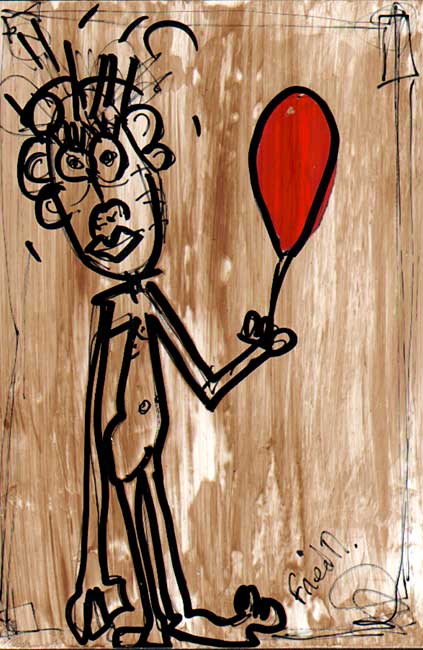 Balon rouge / 2017 par FRED M * Cliquer pour voir l'image en grand