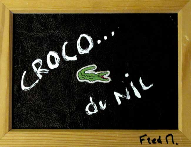 Croco du Nil par FRED M  * Cliquer pour agrandir / Click for enlarge