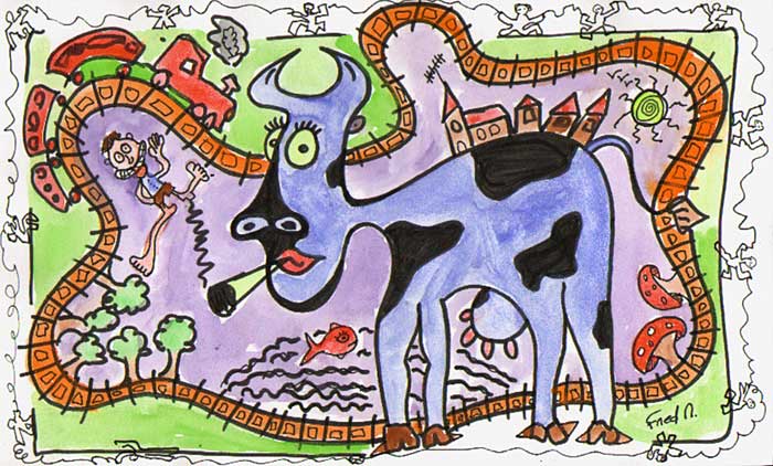 FRED M : Art and cow / 2011 | Cliquer ici pour revenir à la page précédente