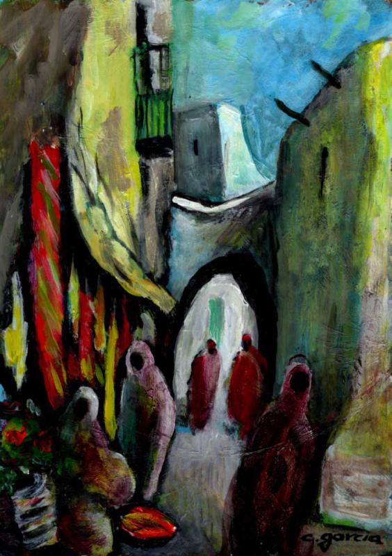 Souk  Marrakech par GARCIA Claude  * Cliquer pour agrandir / Click for enlarge