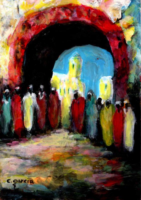 Souk  Marrakech par GARCIA Claude  * Cliquer pour agrandir / Click for enlarge