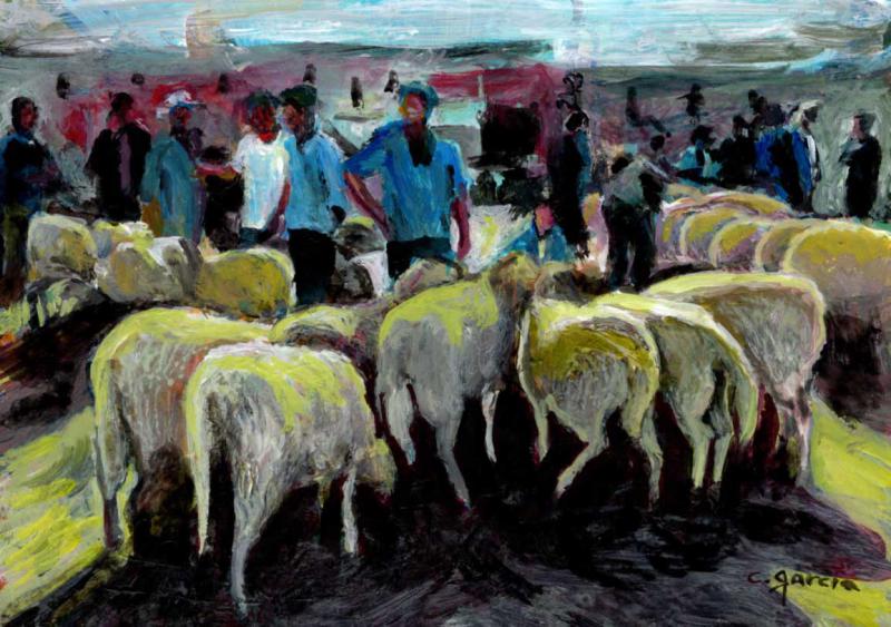 Souk  Marrakech par GARCIA Claude  * Cliquer pour agrandir / Click for enlarge