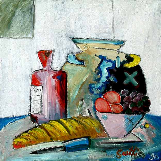 Nature morte / 1990 par GAUTHIER Jean-Marc  * Cliquer pour agrandir / Click for enlarge