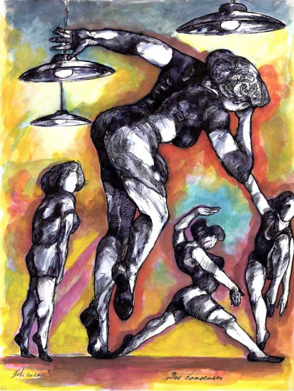 Les danseuses / 2010 par Gol Christophe  * Cliquer pour agrandir / Click for enlarge