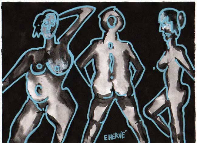 HERVE Evelyne : 8 grosses ttes / 2012 * Cliquer pour voir l'image en grand