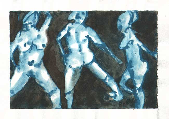 Les me bleues / 2012 par HERVE Evelyne * Cliquer pour voir l'image en grand