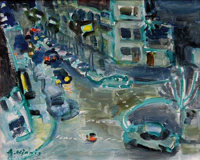 Nocturne  Belleville / 1974 par HINKIS Alexandre   * Cliquer pour agrandir / Click for enlarge