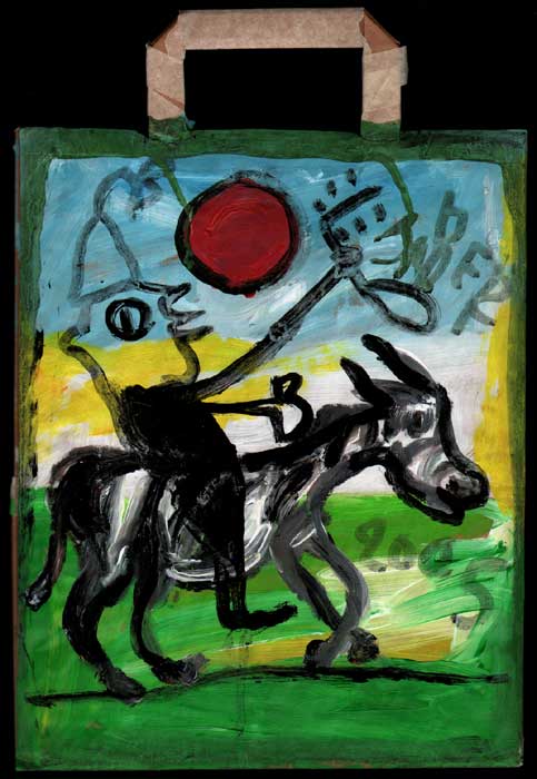 JABER al-Mahjoub : Sac en papier / 2005 * Cliquer pour voir l'image en grand
