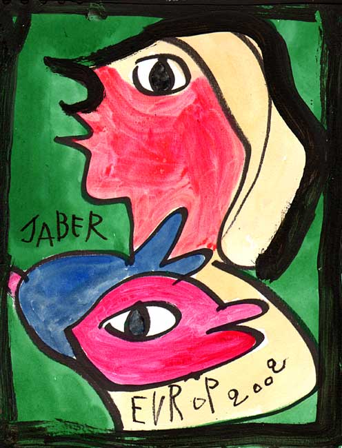 Sans titre / 2002 par JABER al-Mahjoub  * Cliquer pour agrandir / Click for enlarge