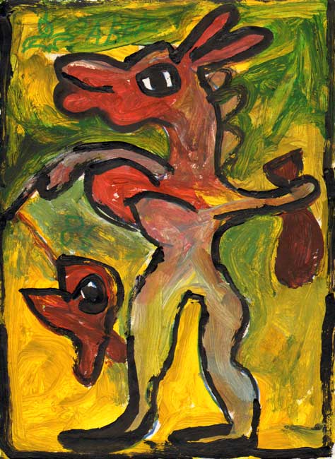 Sans titre / 2002 par JABER al-Mahjoub  * Cliquer pour agrandir / Click for enlarge