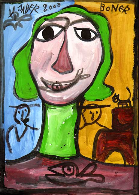 Sans titre / 2003 par JABER al-Mahjoub  * Cliquer pour agrandir / Click for enlarge