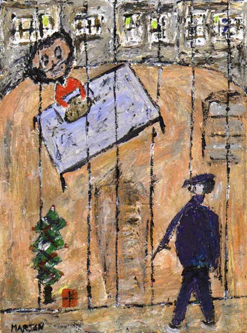 Un Noël avec son gardien de prison / 2016 par MARJAN  * Cliquer pour agrandir / Click for enlarge