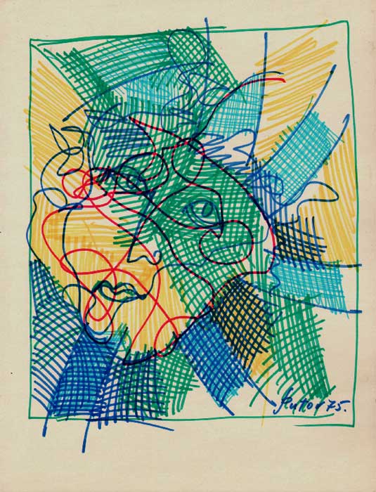 Sans titre  / 1975 par PUTOV Alexander  * Cliquer pour agrandir / Click for enlarge