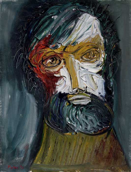 Le peintre yuri Gourov / 1990 par PUTOV Alexander * Cliquer pour voir l'image en grand