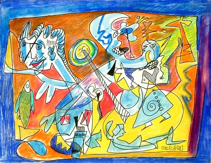 Hommage à Picasso par RECHOU Eric  * Cliquer pour agrandir / Click for enlarge