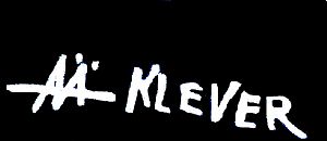 Signature de KLEVER Valery