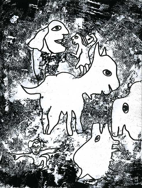Sans titre / 2003 par SENDREY Grard * Cliquer pour voir l'image en grand