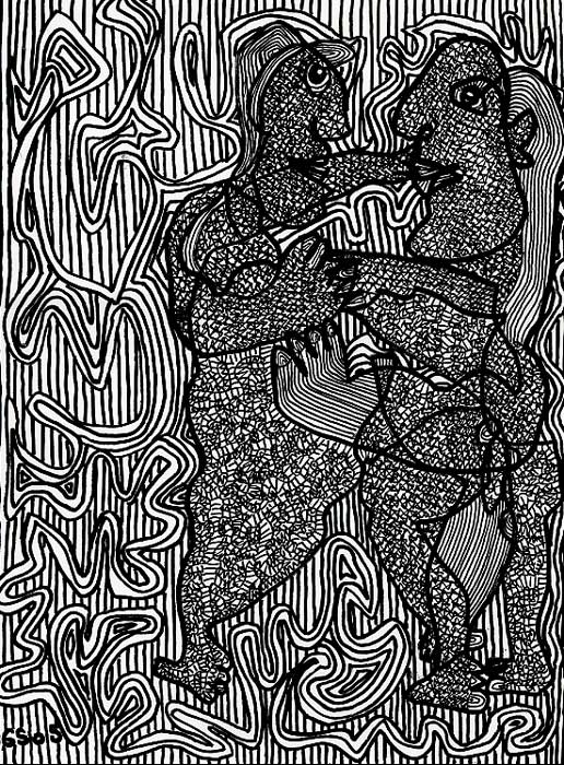 SENDREY Grard : Couple / 2008 | Cliquer ici pour revenir à la page précédente