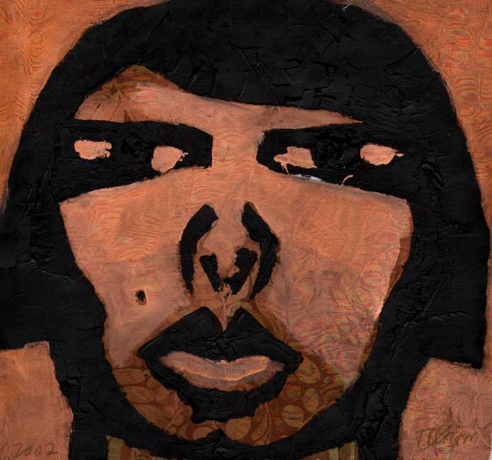 TAJIOUTI  Abdelkrim  : head or alive / 2002 | Cliquer ici pour revenir à la page précédente