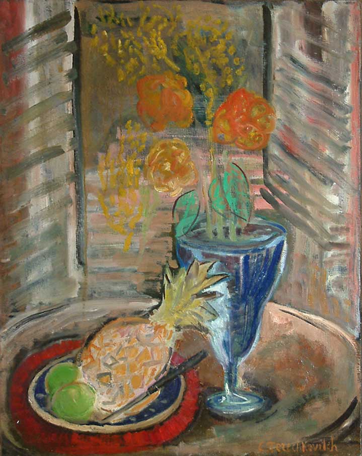 Nature morte  l'ananas par TERECHKOVITCH Kostia  * Cliquer pour agrandir / Click for enlarge