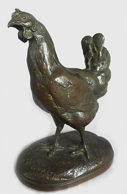 Poule par VALTON Charles  * Cliquer pour agrandir / Click for enlarge