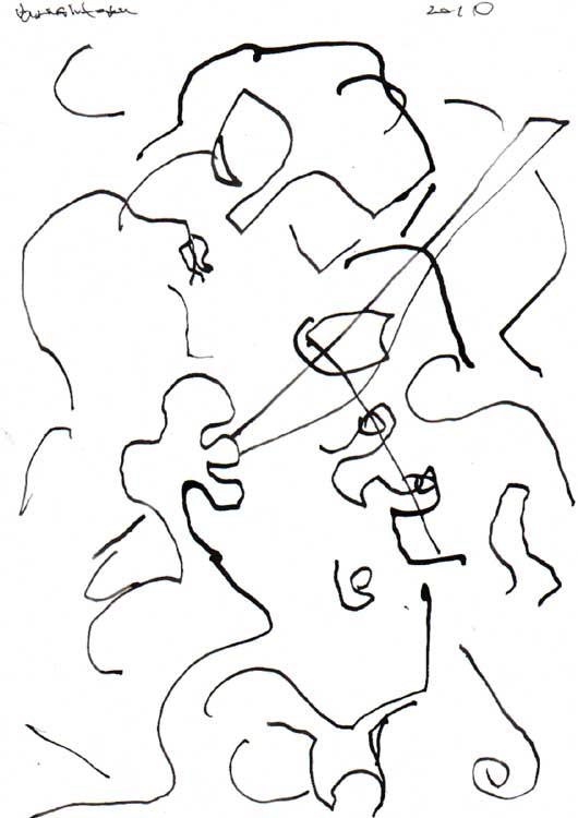 VAYNSHTEYN Vladimir : Dessin rotique / 2010 * Cliquer pour voir l'image en grand