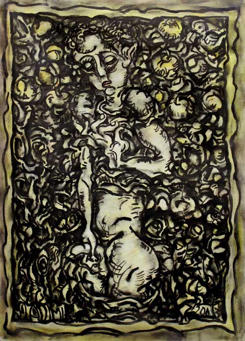 Dans le jardin d'Eden / 2003 par VAYNSHTEYN Vladimir  * Cliquer pour agrandir / Click for enlarge