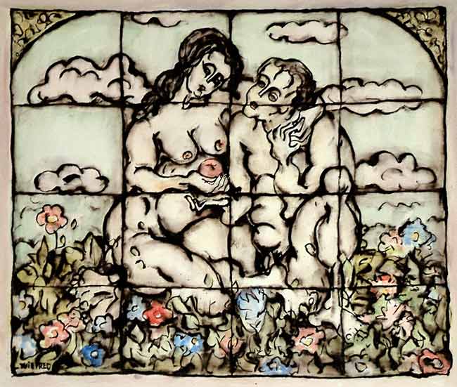 VAYNSHTEYN Vladimir : Adam et Eve / 1999 * Cliquer pour voir l'image en grand