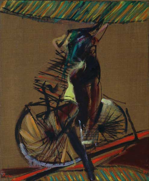 Minotaure sur une bicyclette 1995 par PAVLOVIC Zoran * Cliquer pour voir l'image en grand